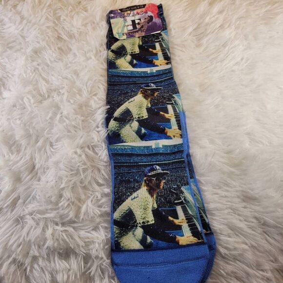 Good Luck Socks Elton John at Doger Stadium- NWT - Picture 3 of 7